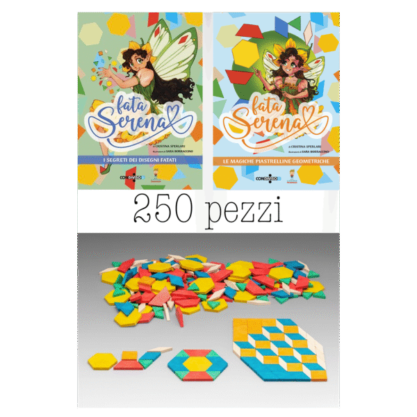 OFFERTA FATA SERENA (2 libri + 250 pattern blocks)