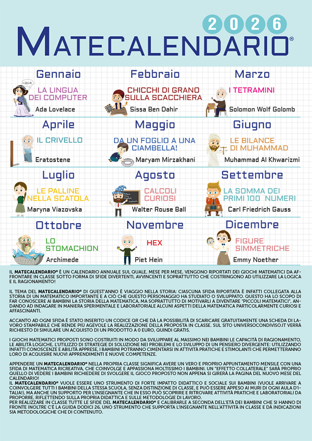 Matecalendario 2026 - immagine 2